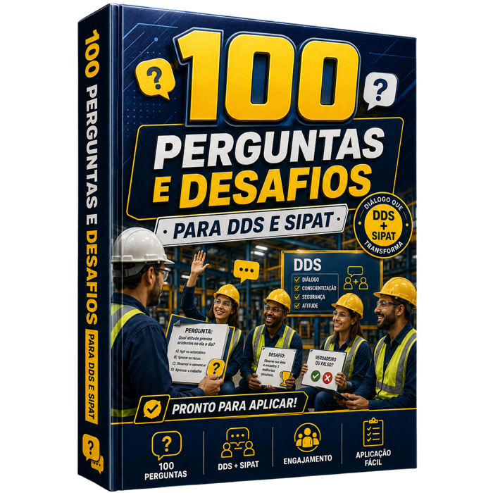 Capa do bônus 100 Perguntas e Desafios para DDS e SIPAT